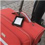 kwmobile Étiquette bagage pour valise - Tag porte-étiquettes pour valise et sac de voyage avec carte nom adresse numéro - Don't