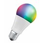LEDVANCE Lampe LED intelligente avec technologie WiFi, E27-base, optique mate ,Couleurs RVBW modifiables, couleur de lumière mod
