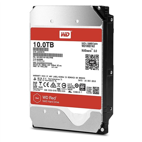 Western Digital WD100EFAX Disque dur interne 3.0" 10 TB SATA III
