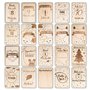 Ideen mit Herz Cartes de jalon bébé en bois | Ma 1ère année | design des deux côtés | 40 motifs sur 20 cartes | 10,5 cm x 14,8 c