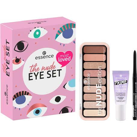 essence cosmetics The Nude Eye Coffret cadeau de maquillage pour femme sans particules de microplastique
