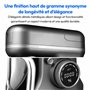 MEDION Robot de cuisine universel 3 en 1 (numérique, 1 200 watts, 8 vitesses, mélanger pétrir remuer mixer hachoir, bol à glace 
