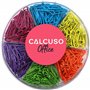 CALCUSO Lot de 480 trombones colorés – pinces métalliques pour fournitures de bureau et scolaires