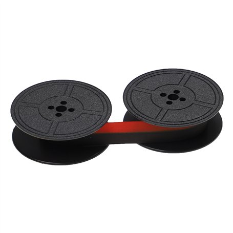 vhbw Ruban encreur d'écriture pour Olympia Traveller Deluxe S imprimante matricielle ou de reçus noir/rouge