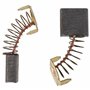 vhbw 2x balais charbon 7 x 18 x 16 mm remplace Makita CB-203, 191953-5, CB-203A pour outil électrique + ressort
