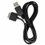 vhbw Câble USB compatible avec Sony Playstation Portable Go PSP-N1003, PSP-N1004 console - câble de données 2 en 1 / chargement 