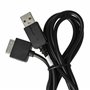 vhbw Câble USB compatible avec Sony Playstation Portable Go PSP-N1003, PSP-N1004 console - câble de données 2 en 1 / chargement 