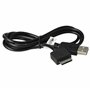 vhbw Câble USB compatible avec Sony Playstation Portable Go PSP-N1003, PSP-N1004 console - câble de données 2 en 1 / chargement 