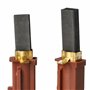 vhbw 2x Balais de charbon pour moteur 6,3 x 11 x 33mm compatible avec Ametek Lamb moteurs électriques aspirateur