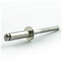 Eisenwaren2000 Rivets aveugles 4,8 x 40 mm (30 pièces) - Avec tête plate - Rivets pop DIN 7337 - ISO 15983 - Rivet - Acier inoxy