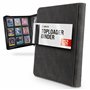Toploader Binder - Album 9 poches Premium Toploader avec 252 compartiments pour Toploader standard 3''x4'' - Album de cartes à c