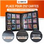 Toploader Binder - Album 9 poches Premium Toploader avec 252 compartiments pour Toploader standard 3''x4'' - Album de cartes à c