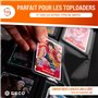 Toploader Binder - Album 9 poches Premium Toploader avec 252 compartiments pour Toploader standard 3''x4'' - Album de cartes à c