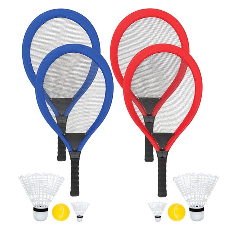 Idena 90956 - Lot de 2 jeux de softball avec 4 battes