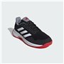 adidas Mixte Court Spec 2 Tennis Shoes Chaussures, Core Black/Cloud White/Scarlet, 45 1/3 EU