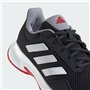 adidas Mixte Court Spec 2 Tennis Shoes Chaussures, Core Black/Cloud White/Scarlet, 45 1/3 EU