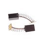 Trade-Shop Lot de 2 balais de charbon moteur 7 x 11 x 15 mm Compatible avec marteau perforateur Einhell BT-RH 1500