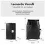 LEONARDO VERRELLI Portefeuille de serveur en cuir pour serveur, porte-monnaie, taxi, service pour homme et femme, avec ou sans h