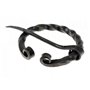 Pera Peris Petite fibule en fer à cheval de l'époque viking en fer avec extrémités roulées Broche mystique Viking Bijoux pour vê