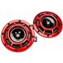 Hella B 133 109.23.37 Kit avertisseur à son aigu/grave puissant 12 V Rouge Réglé par le fabricant