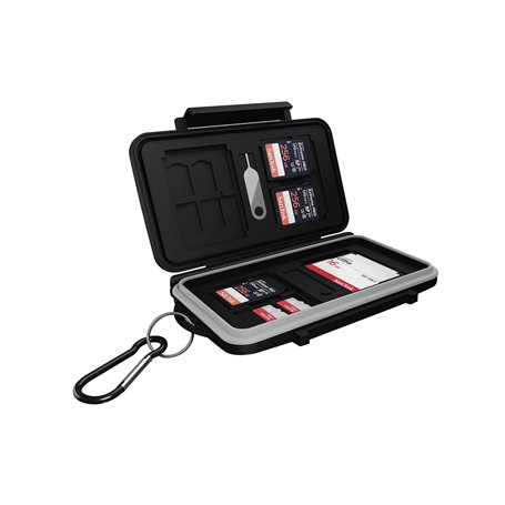 ICY BOX Rangement pour 28 Cartes mémoire SD (8 x SD