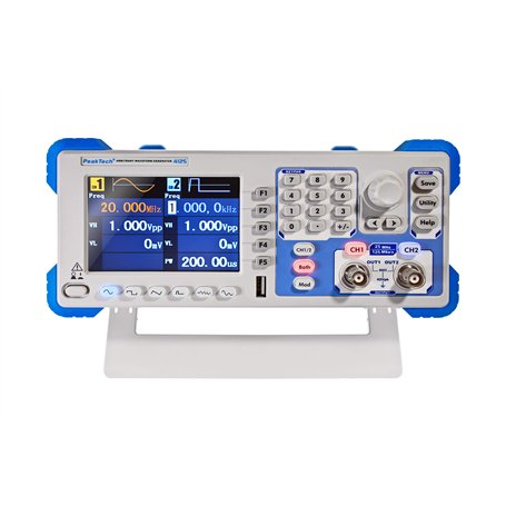 PeakTech 4125 - Générateur de Forme d'Onde Arbitraire 1µHz - 25MHz