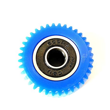 Enerpower Roue dentée de rechange en plastique bleu ou blanc pour moteur Tongsheng TSDZ2 36 V et 48 V