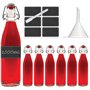 casavetro 6 x 1000 ML Swing Top Bouteilles en Verre vides Bouchon réutilisable Rechargeable-Joint en Caoutchouc Étanche pour Dom