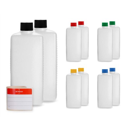 Octopus 10x 500 ML Bouteilles en Plastique