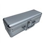 ECI Mallette en aluminium vide allongée pour instruments de mesure Argenté 30 x 10 x 10 cm