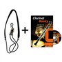 Soundman Sangle de Clarinette SNG-8 - Confortable en Cuir, Réglable en Hauteur Avec Crochet Robuste pour Tous Types de Clarinett