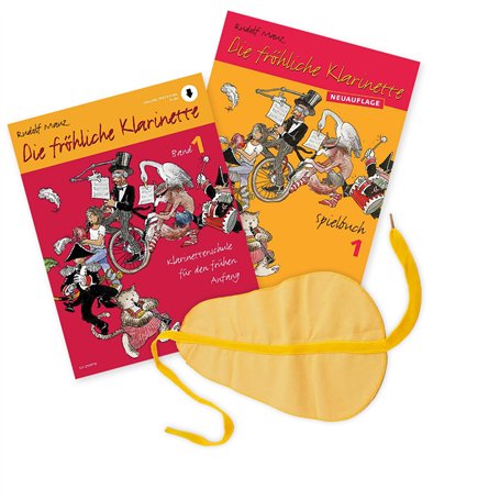 La joyeuse clarinette 1 + livre de jeu avec audio en ligne – École de clarinette pour le début du début de Rudolf Mauz – Volume
