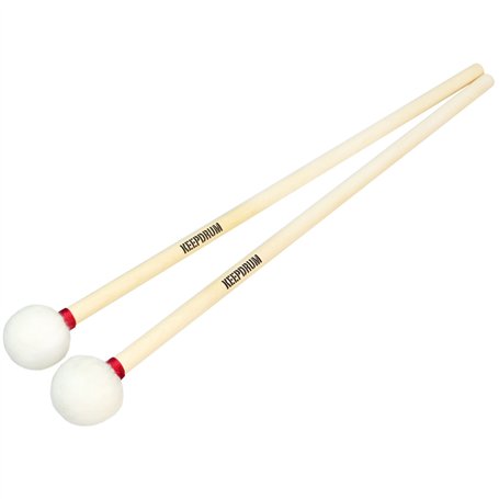 keepdrum FT7 timpani Maillets doux Maillets pour timbales 35 mm Diamètre de la tête de 1 paire