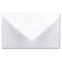 Lot de 50 enveloppes blanches au format spécial 125 x 195 mm - Plus grandes que B6 - Fermeture par humidification - Sans fenêtre