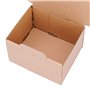 verpacking 100 boîtes pliantes 12 x 10 x 8 cm brun (dimensions extérieures 12,5 x 10,5 x 8,5 cm) WP 10 carton d'expédition carto