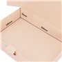 verpacking Lot de 100 cartons d'expédition DHL - 350 x 250 x 80 mm - Marron (dimensions intérieures 346 x 240 x 76 mm) WP 45 DHL