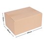verpacking cartons 25 x 17,5 x 10 cm marron KK 24 à simple cannelure – boite postale carton pour les petites marchandises (200 p