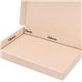 100 boîtes carton extra-plates 16,5 x 12,5 x 2 cm brun - GB 0 - verpacking