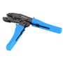 TECPO Pince à sertir avec fonction de cliquet 0,5-6 mm² Pour cosses de câble à monter sur connecteurs isolés