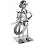 BRUBAKER Figurine en Écrous de Musicien avec Violoncelle - Figurine Artisanale en Métal Violoncelliste - Figurine en Métal Music