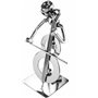 BRUBAKER Figurine en Écrous de Musicien avec Violoncelle - Figurine Artisanale en Métal Violoncelliste - Figurine en Métal Music