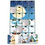 BRUBAKER Calendrier de l'Avent à Remplir - Village de Noël sous la Neige 2024 - Calendrier de Noël DIY avec 24 Portes pour Bons 