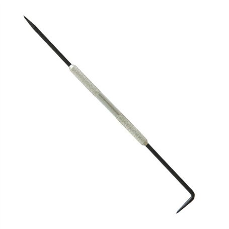 R40 2560816 pointe à tracer en métal dur 250 mm/90° avec pointe incurvée gerändeltem geiffstück
