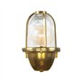 Lampe bateau en laiton côtelé IP64 élégant maritime E27 Premium Lampe murale extérieure Maison balcon