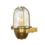 Lampe bateau en laiton côtelé IP64 élégant maritime E27 Premium Lampe murale extérieure Maison balcon