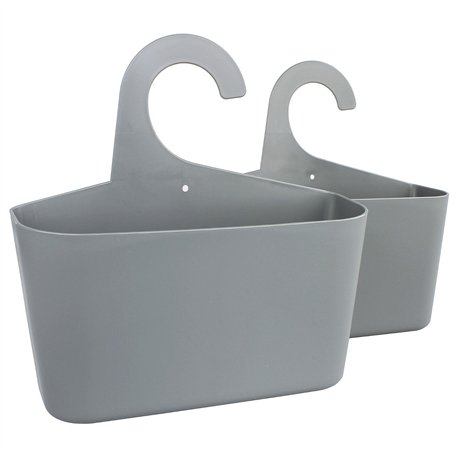 meberg LA05 Panier de douche en plastique à suspendre / rangement pour salle de bain et cuisine