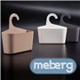 meberg LA05 Panier de douche en plastique à suspendre / rangement pour salle de bain et cuisine