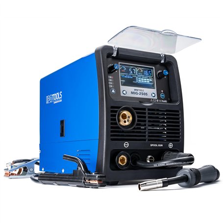 IPOTOOLS MIG-250S poste a souder MIG MAG Synergy – Synergie Poste à souder MIG avec 250A 230V IGBT