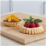 Grizzly moules à tartelettes, 10 x moules mini tartelettes Ø 11 cm, antiadhésifs, set de mini tartelette patisserie, pour mini f