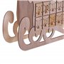 Figurine de Traîneau Calendrier de l'Avent avec LED en Bois de Peuplier Impala